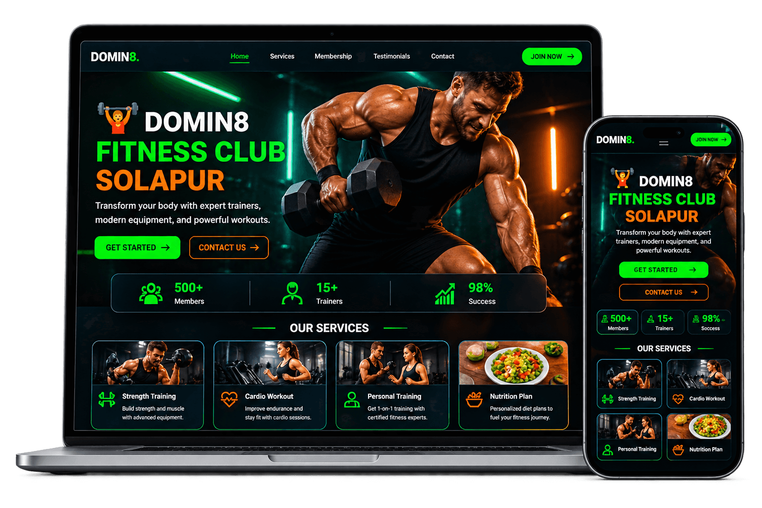 DOMIN8 Fitness Club Solapur